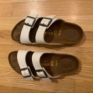 Birkenstock Sandals - White leather - 38